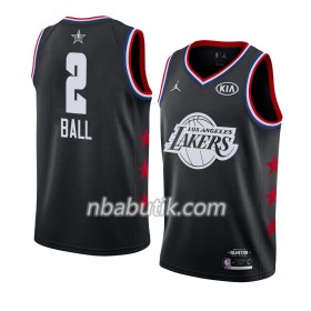 NBA Mænd Trøje Los Angeles Lakers Lonzo Ball 2 2019 All-Star Jordan Brand Sort Swingman